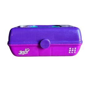 JoJo Siwa Purple caboodle small makeup case / kids carry case